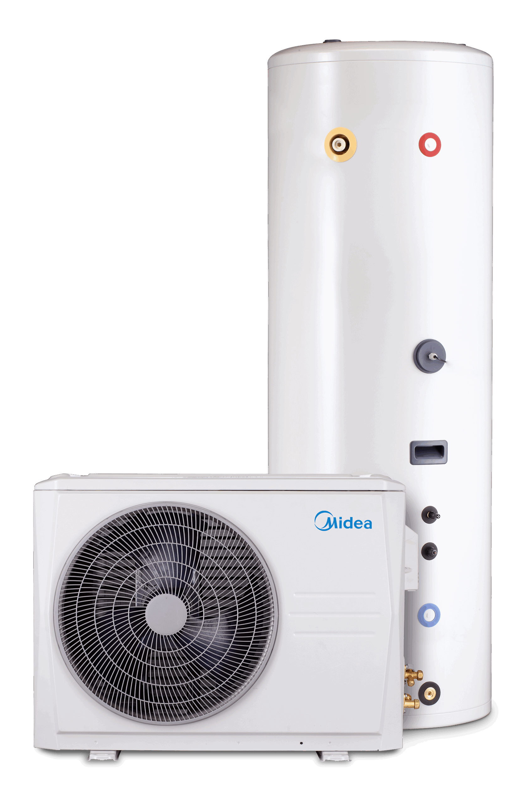 200 Litre Split Configuration Heat Pump Hot Water ‐ Midea 7 MHW-F26WN3/MT-200R26E20