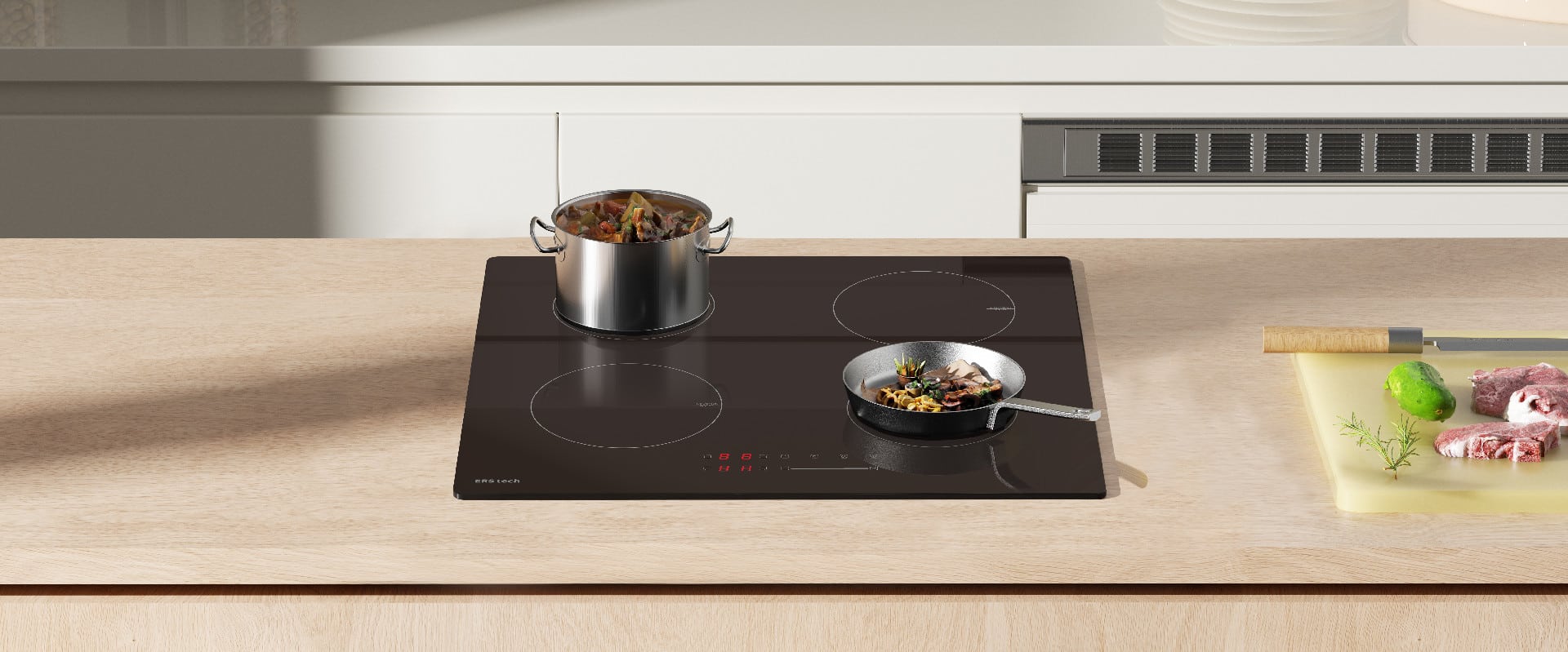ERS 4 Zone Built-in Induction Hob IC470NP 6 kitchen cook top